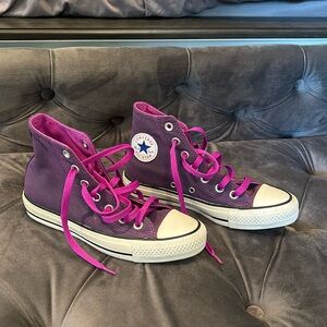 Purple converse! Size: woman’s 5